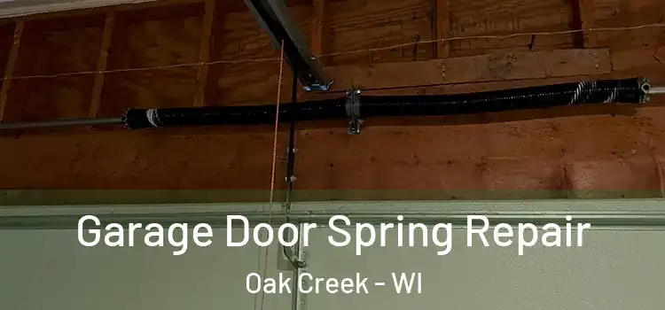  Garage Door Spring Repair Oak Creek - WI