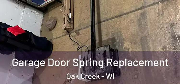  Garage Door Spring Replacement Oak Creek - WI